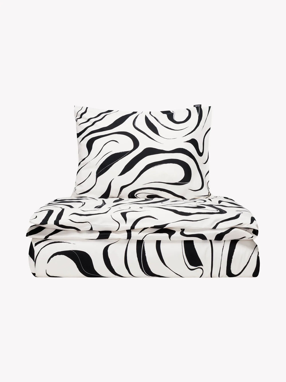 black white